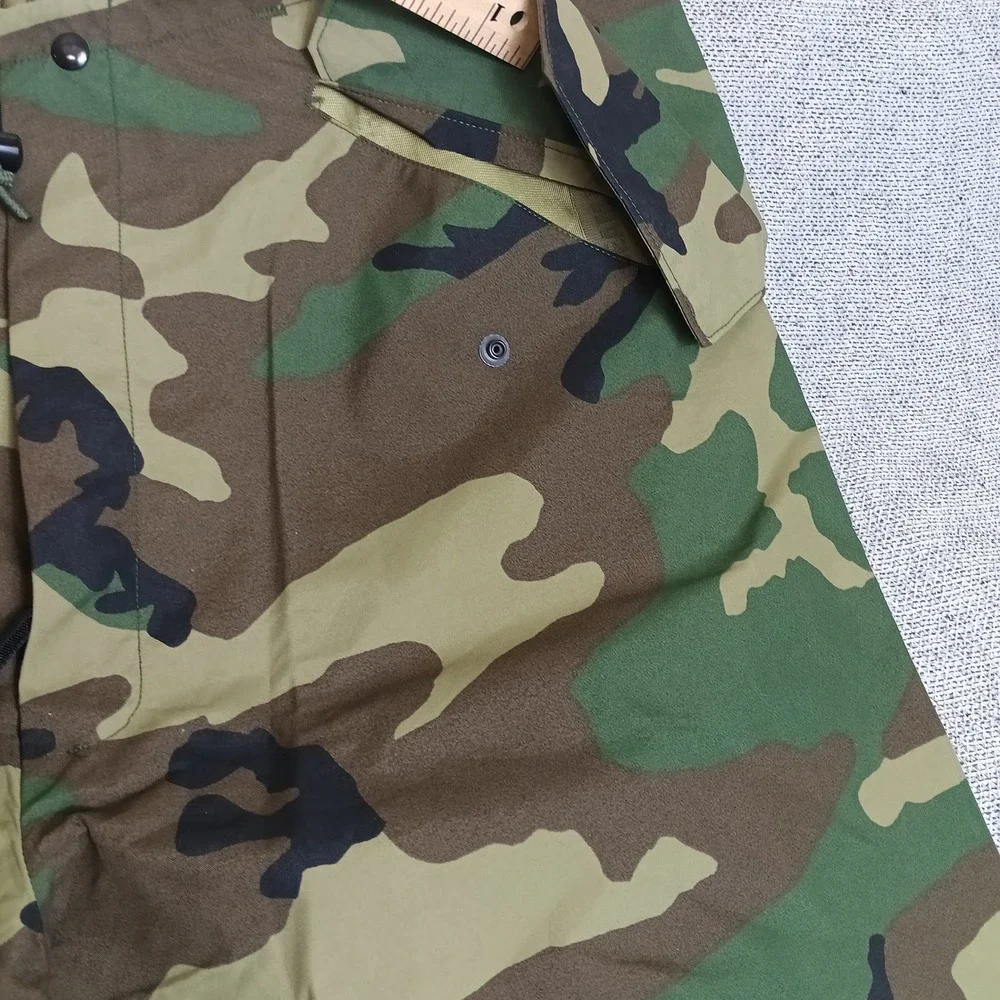 US Military ECWCS Trousers Mens L-L Green Camo Excellent Woodland Gore-Tex Shell